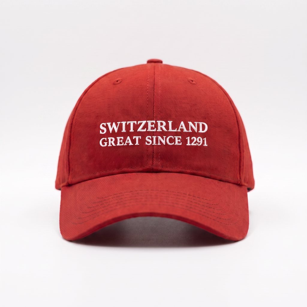 Casquette Switzerland – Great Since 1291 | Brodée – Édition limitée